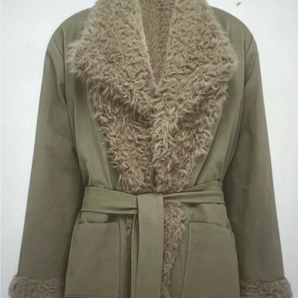 Spell and the Gypsy Long Green coat size S/M - Picture 6 of 8